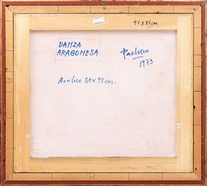 JULIAN PACHECO : Danza aragonesa  - Asta Arte moderna e contemporanea - Associazione Nazionale - Case d'Asta italiane