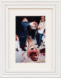 Hermann Nitsch : Santa Lucia 77. Blut. Opfer. Operation.  - Asta Arte moderna e contemporanea - Associazione Nazionale - Case d'Asta italiane