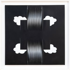 ALBERTO  BIASI : Quadrato tra le nuvole  - Asta Arte moderna e contemporanea - Associazione Nazionale - Case d'Asta italiane