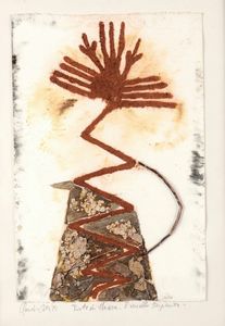 CLAUDIO COSTA : Piste di Nazca. L'uccello serpente<BR>Piste di Nazca. Il cactus  - Asta Arte moderna e contemporanea  - Associazione Nazionale - Case d'Asta italiane