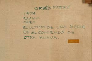 Perez Orbein : El ultimo de una serie es el comienzo de otra nueva  - Asta Arte moderna e contemporanea  - Associazione Nazionale - Case d'Asta italiane