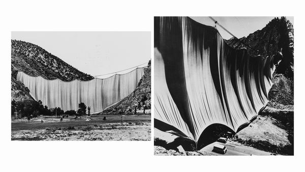 Shunk & Kender : Christo's Valley Curtain, Colorado  - Asta Fotografia: Under 1K - Associazione Nazionale - Case d'Asta italiane