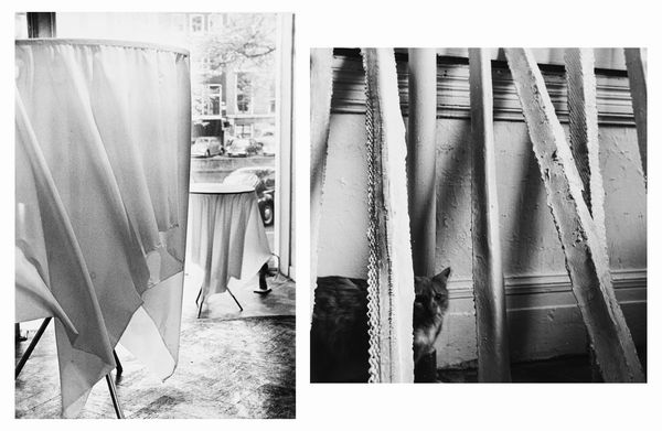 Piero Gilardi, : Wind Tables ; I corners di Alice Adams nel suo studio  - Asta Fotografia: Under 1K - Associazione Nazionale - Case d'Asta italiane