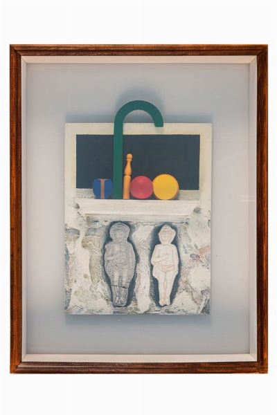 LUCIO DEL PEZZO : Ex voto di bambini.  - Asta Arte Antica, Moderna e Contemporanea - Associazione Nazionale - Case d'Asta italiane