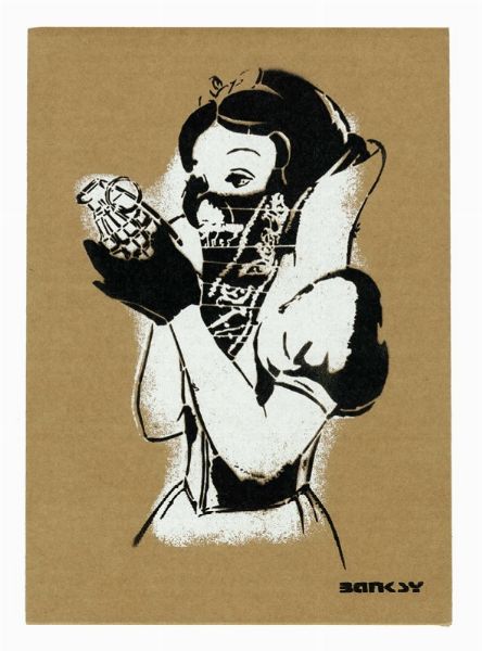 Banksy : Dismaland. Snow White.  - Asta Arte Antica, Moderna e Contemporanea - Associazione Nazionale - Case d'Asta italiane