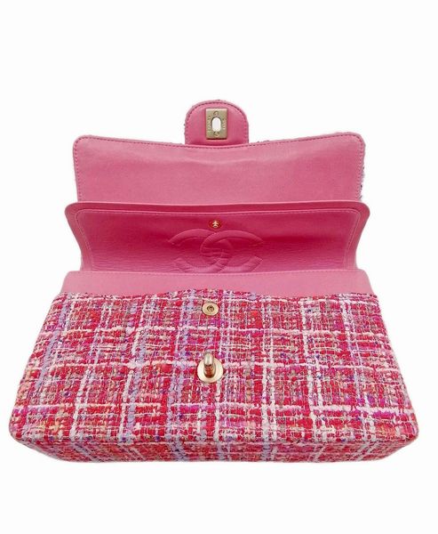 CHANEL : Borsa 2.55  in tweed rosa matelass.  - Asta 04/05/2023 | FASHION LUXURY - ALTA MODA, BORSE E ACCESSORI DI LUSSO Online - Associazione Nazionale - Case d'Asta italiane