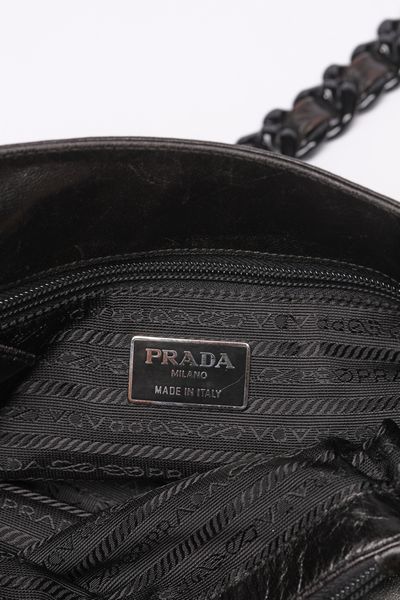 PRADA MILANO : Borsa in nappa nera.  - Asta 04/05/2023 | FASHION LUXURY - ALTA MODA, BORSE E ACCESSORI DI LUSSO Online - Associazione Nazionale - Case d'Asta italiane