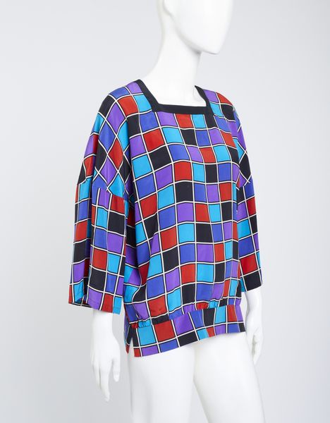 SCHON MILA : Blusa multicolore.  - Asta 04/05/2023 | FASHION LUXURY - ALTA MODA, BORSE E ACCESSORI DI LUSSO Online - Associazione Nazionale - Case d'Asta italiane