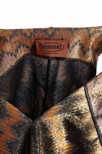 Missoni : Abito da sera lungo in lurex multicolor.  - Asta 04/05/2023 | FASHION LUXURY - ALTA MODA, BORSE E ACCESSORI DI LUSSO Online - Associazione Nazionale - Case d'Asta italiane