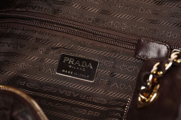 PRADA MILANO : Borsa a tracolla colore testa di moro.  - Asta 04/05/2023 | FASHION LUXURY - ALTA MODA, BORSE E ACCESSORI DI LUSSO Online - Associazione Nazionale - Case d'Asta italiane