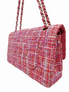 CHANEL : Borsa 2.55  in tweed rosa matelass.  - Asta 04/05/2023 | FASHION LUXURY - ALTA MODA, BORSE E ACCESSORI DI LUSSO Online - Associazione Nazionale - Case d'Asta italiane