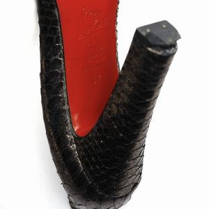 LOUBOUTIN CHRISTIAN : Dcollet in pelle stampata marrone.  - Asta 04/05/2023 | FASHION LUXURY - ALTA MODA, BORSE E ACCESSORI DI LUSSO Online - Associazione Nazionale - Case d'Asta italiane