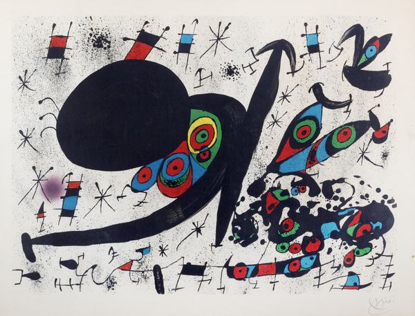 Joan Mirò : Homenatge a Joan Prats, Tav. 12  - Asta Grafica Internazionale e Multipli d'Autore - Associazione Nazionale - Case d'Asta italiane