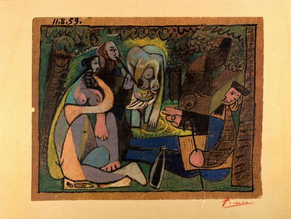 Pablo Picasso : Le djeuner sur l'herbe  - Asta Grafica Internazionale e Multipli d'Autore - Associazione Nazionale - Case d'Asta italiane