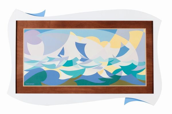 Giacomo Balla : Linee forza di mare (Mattutino)  - Asta Grafica Internazionale e Multipli d'Autore - Associazione Nazionale - Case d'Asta italiane