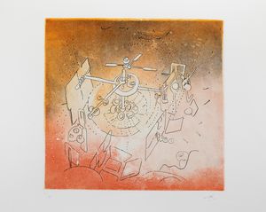 ROBERTO SEBASTIAN MATTA : L'Autoapocalipse  - Asta Grafica Internazionale e Multipli d'Autore - Associazione Nazionale - Case d'Asta italiane