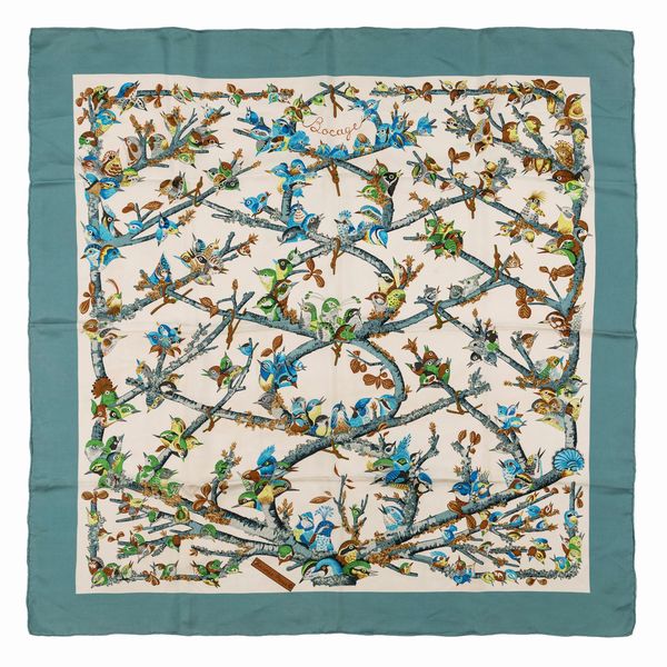 Hermès : Foulard Bocage  - Asta Luxury Fashion - Associazione Nazionale - Case d'Asta italiane