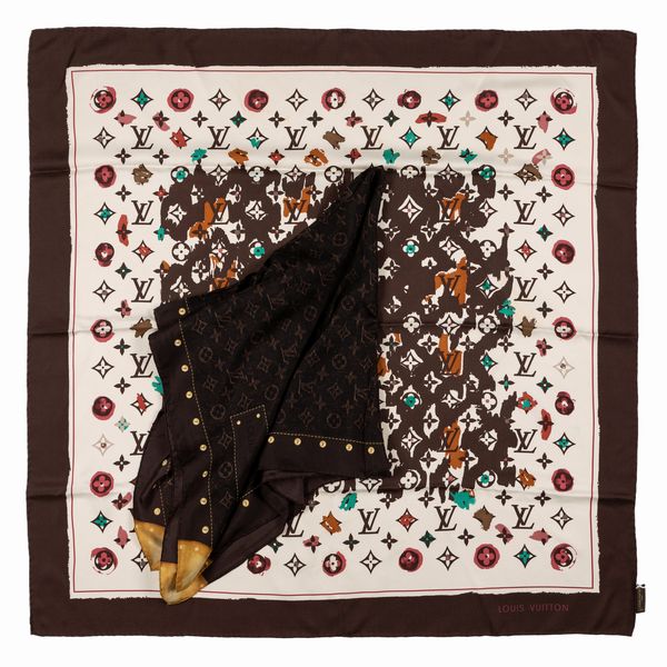 Louis Vuitton : Lotto di due foulard  - Asta Luxury Fashion - Associazione Nazionale - Case d'Asta italiane