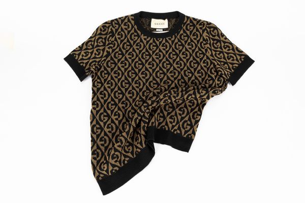 GUCCI : Maglia a manica corta  - Asta Luxury Fashion - Associazione Nazionale - Case d'Asta italiane