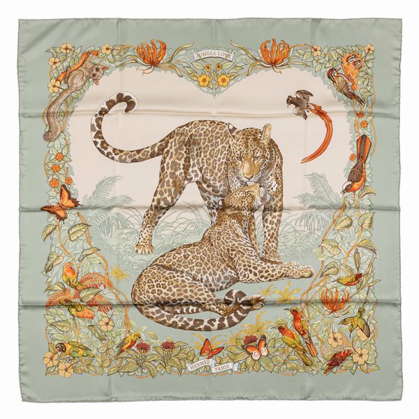 Hermès : Foulard Jungle Love  - Asta Luxury Fashion - Associazione Nazionale - Case d'Asta italiane