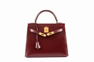 Hermès : Borsa Kelly Sellier cm 28  - Asta Luxury Fashion - Associazione Nazionale - Case d'Asta italiane