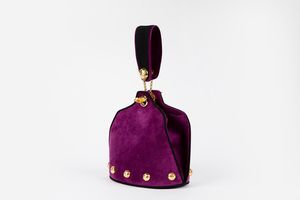 Ferragamo - Borsa a secchiello ovale