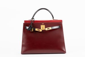 Hermès : Borsa Kelly Sellier cm 28  - Asta Luxury Fashion - Associazione Nazionale - Case d'Asta italiane