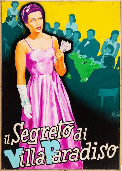 Sandro Biazzi : Il segreto di Villa Paradiso  - Asta Bozzetti cinematografici - Associazione Nazionale - Case d'Asta italiane