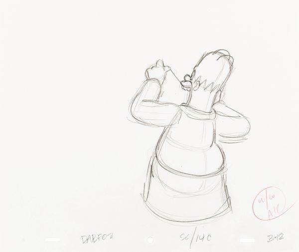 Studio Groening : The Simpson - She of Little Faith  - Asta Bozzetti cinematografici - Associazione Nazionale - Case d'Asta italiane