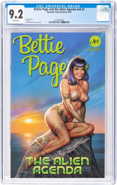 Bettie Page and the Alien Agenda v6 # 1  - Asta Bozzetti cinematografici - Associazione Nazionale - Case d'Asta italiane