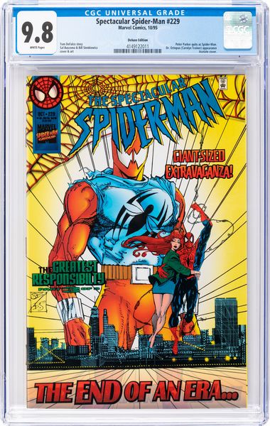 Spectacular Spider-Man # 229 (Deluxe Edition)  - Asta Bozzetti cinematografici - Associazione Nazionale - Case d'Asta italiane