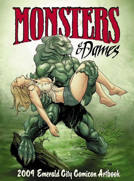 Frank Cho : Monsters and Dames - Creature from the Black Lagoon  - Asta Bozzetti cinematografici - Associazione Nazionale - Case d'Asta italiane