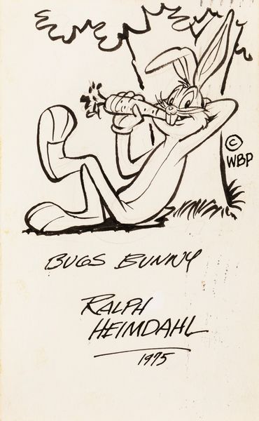 Ralph Heimdahl : Bugs Bunny  - Asta Bozzetti cinematografici - Associazione Nazionale - Case d'Asta italiane