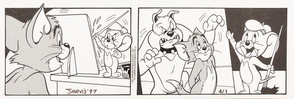 Kelly Jarvis : Tom & Jerry  - Asta Bozzetti cinematografici - Associazione Nazionale - Case d'Asta italiane
