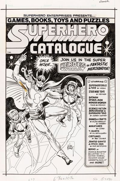 Joe Kubert : Superhero Catalogue  - Asta Bozzetti cinematografici - Associazione Nazionale - Case d'Asta italiane