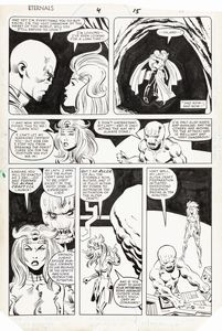 Sal Buscema - Eternals - Masked Gods!