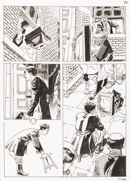 Bruno Brindisi : Dylan Dog - L'eliminazione  - Asta Fumetti: Tavole e Illustrazioni Originali - Associazione Nazionale - Case d'Asta italiane