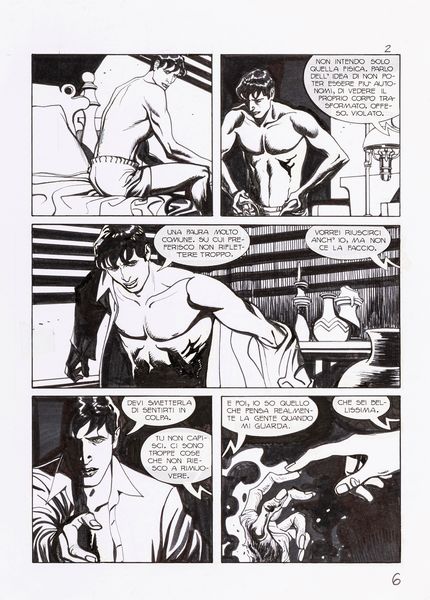 Nicola Mari : Dylan Dog - Nel segno del dolore  - Asta Fumetti: Tavole e Illustrazioni Originali - Associazione Nazionale - Case d'Asta italiane