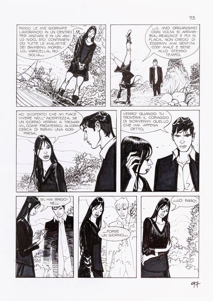 Nicola Mari : Dylan Dog - Nel segno del dolore  - Asta Fumetti: Tavole e Illustrazioni Originali - Associazione Nazionale - Case d'Asta italiane