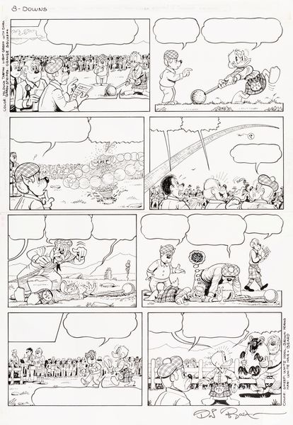 Don Rosa : The Billionaire of Dismal Downs  - Asta Fumetti: Tavole e Illustrazioni Originali - Associazione Nazionale - Case d'Asta italiane