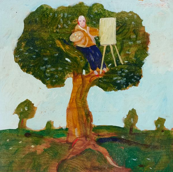 Antonio Possenti : Pittore sull'albero  - Asta Arte Moderna, Contemporanea, '800 e '900 - Associazione Nazionale - Case d'Asta italiane