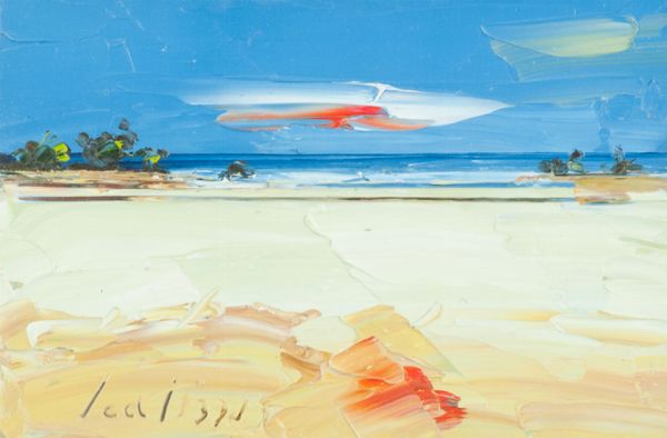 Sergio Scatizzi : Spiaggia in maremma  - Asta Arte Moderna, Contemporanea, '800 e '900 - Associazione Nazionale - Case d'Asta italiane