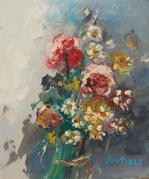 Sergio Scatizzi : Fiori  - Asta Arte Moderna, Contemporanea, '800 e '900 - Associazione Nazionale - Case d'Asta italiane