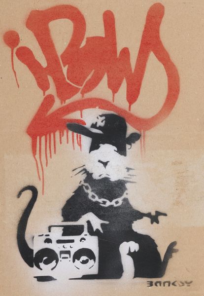 Banksy : Rat rap  - Asta Arte Moderna, Contemporanea, '800 e '900 - Associazione Nazionale - Case d'Asta italiane