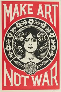 Shepard Fairey  Obey - Make Art not War