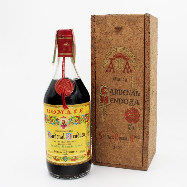 BRANDY DE JEREZ CARDENAL MENDOZA SOLERA GRAN RESERVA, SANCHEZ ROMATE HNOS  - Asta VINI E DISTILLATI PREGIATI E DA COLLEZIONE - Associazione Nazionale - Case d'Asta italiane