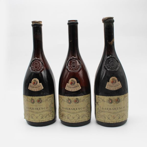 BARBARESCO CONTI DELLA CREMOSINA 1957, BERSANO  - Asta VINI E DISTILLATI PREGIATI E DA COLLEZIONE - Associazione Nazionale - Case d'Asta italiane