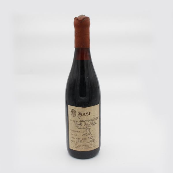 AMARONE DOC CAMPOLONGO TORBE 1976, MASI  - Asta VINI E DISTILLATI PREGIATI E DA COLLEZIONE - Associazione Nazionale - Case d'Asta italiane