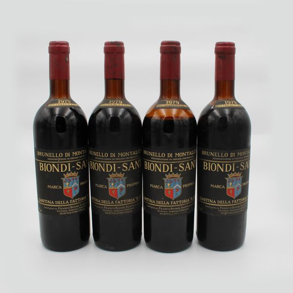 BRUNELLO DI MONTALCINO DOC 1979, BIONDI SANTI  - Asta VINI E DISTILLATI PREGIATI E DA COLLEZIONE - Associazione Nazionale - Case d'Asta italiane