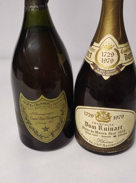 Moet & Chandon, Dom Perignon<BR>Dom Ruinart, Blanc de Blanc  - Asta Wine Forever - Associazione Nazionale - Case d'Asta italiane